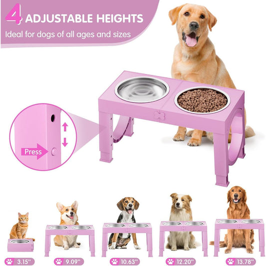 Adjustable Comfort Dog Feeding Stand