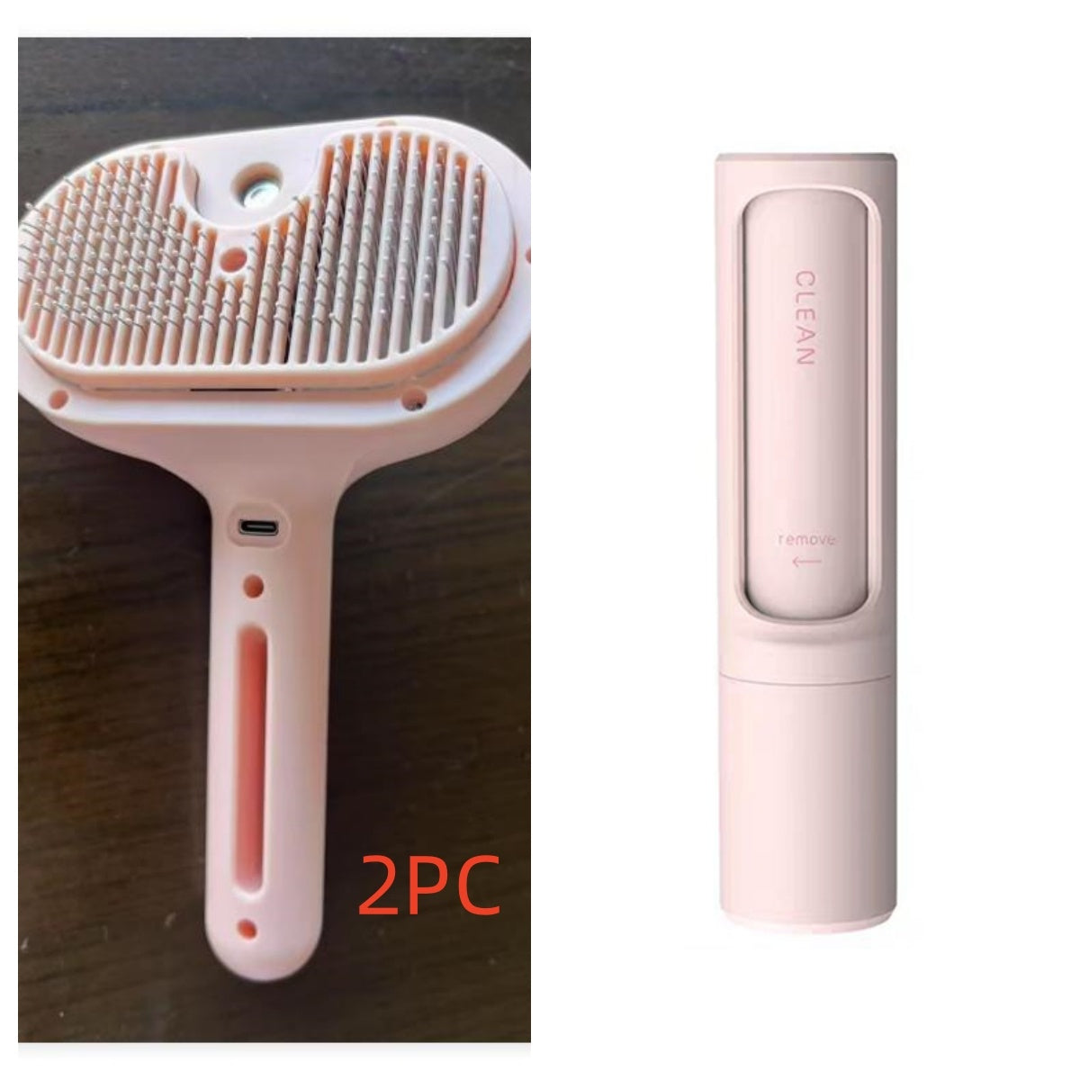 One-Click Self-Cleaning Pet Brush