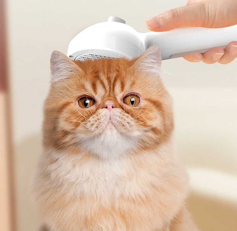 One-Click Self-Cleaning Pet Brush