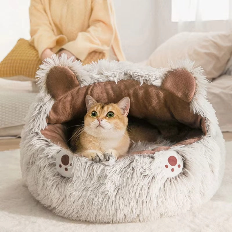 Warm Enveloping Cat Nest