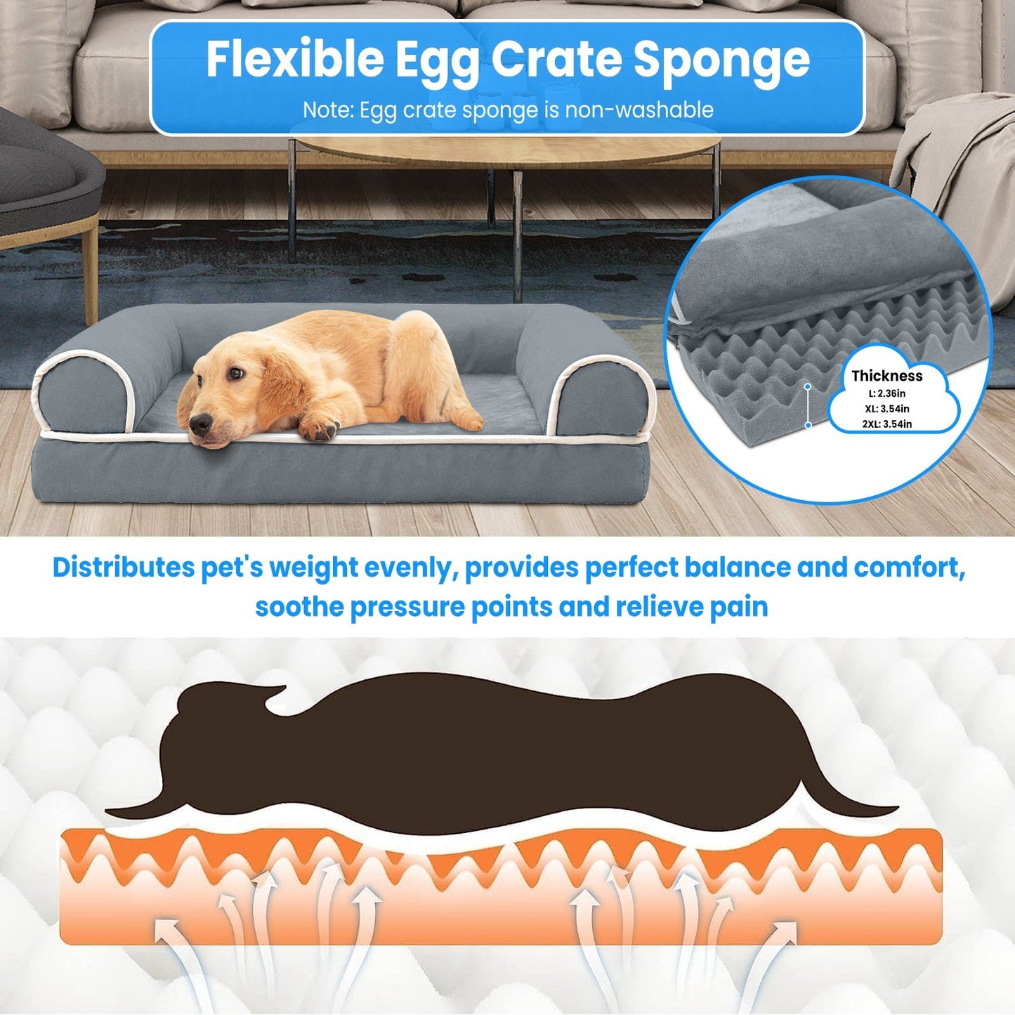 Ultra Soft Dog Sofa Bed