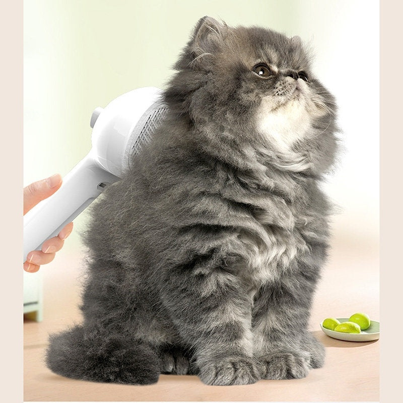 One-Click Self-Cleaning Pet Brush