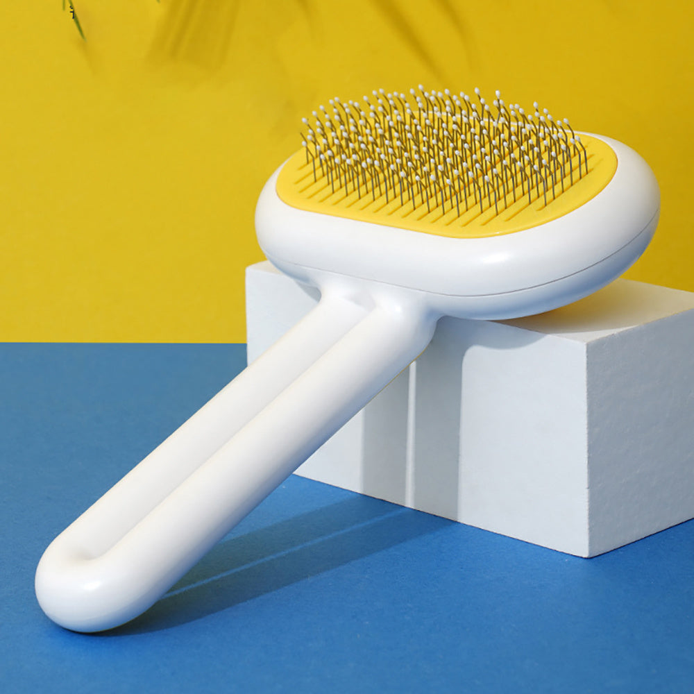 One-Click Self-Cleaning Pet Brush