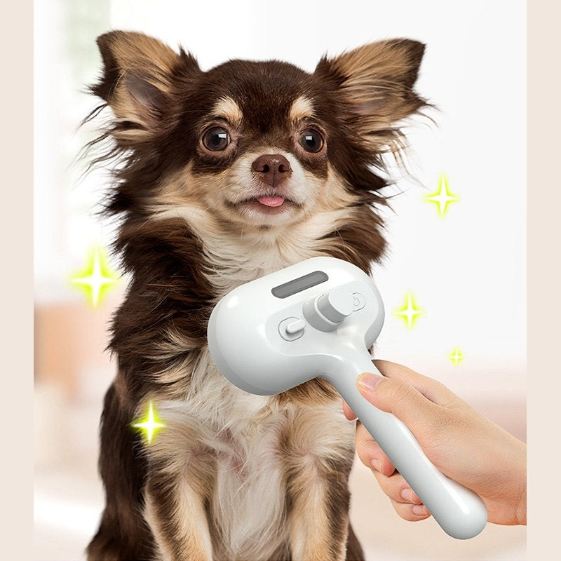 One-Click Self-Cleaning Pet Brush