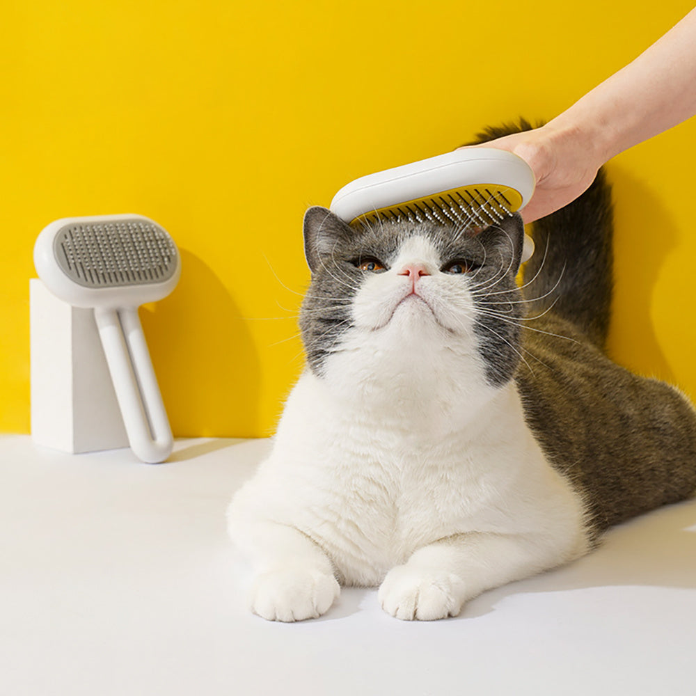 One-Click Self-Cleaning Pet Brush