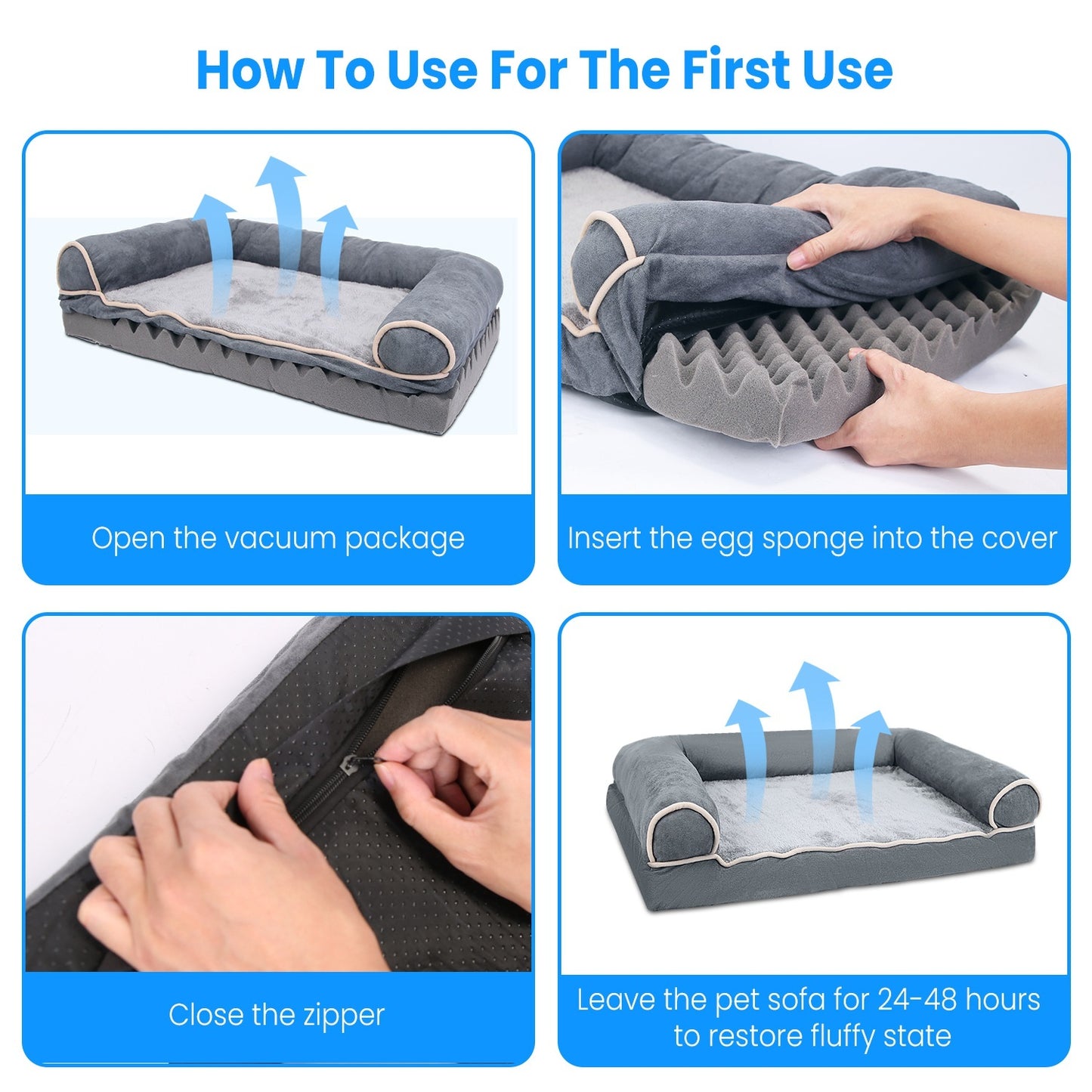 Ultra Soft Dog Sofa Bed