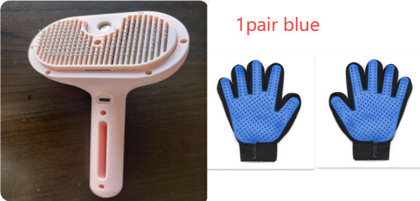 One-Click Self-Cleaning Pet Brush