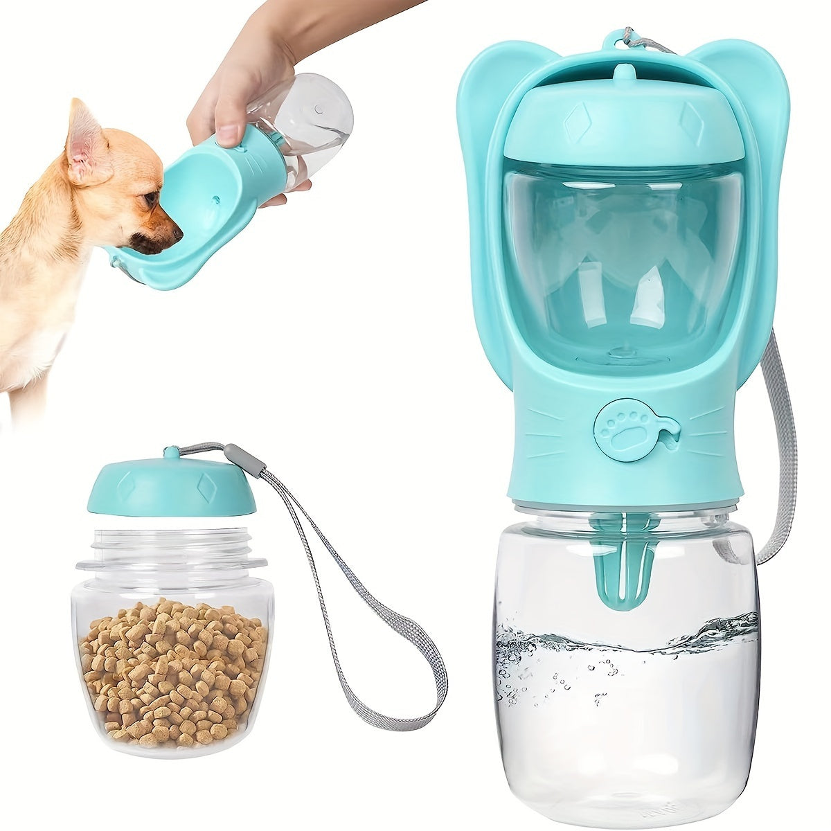 Portable Dog Water Bottle & Feeder