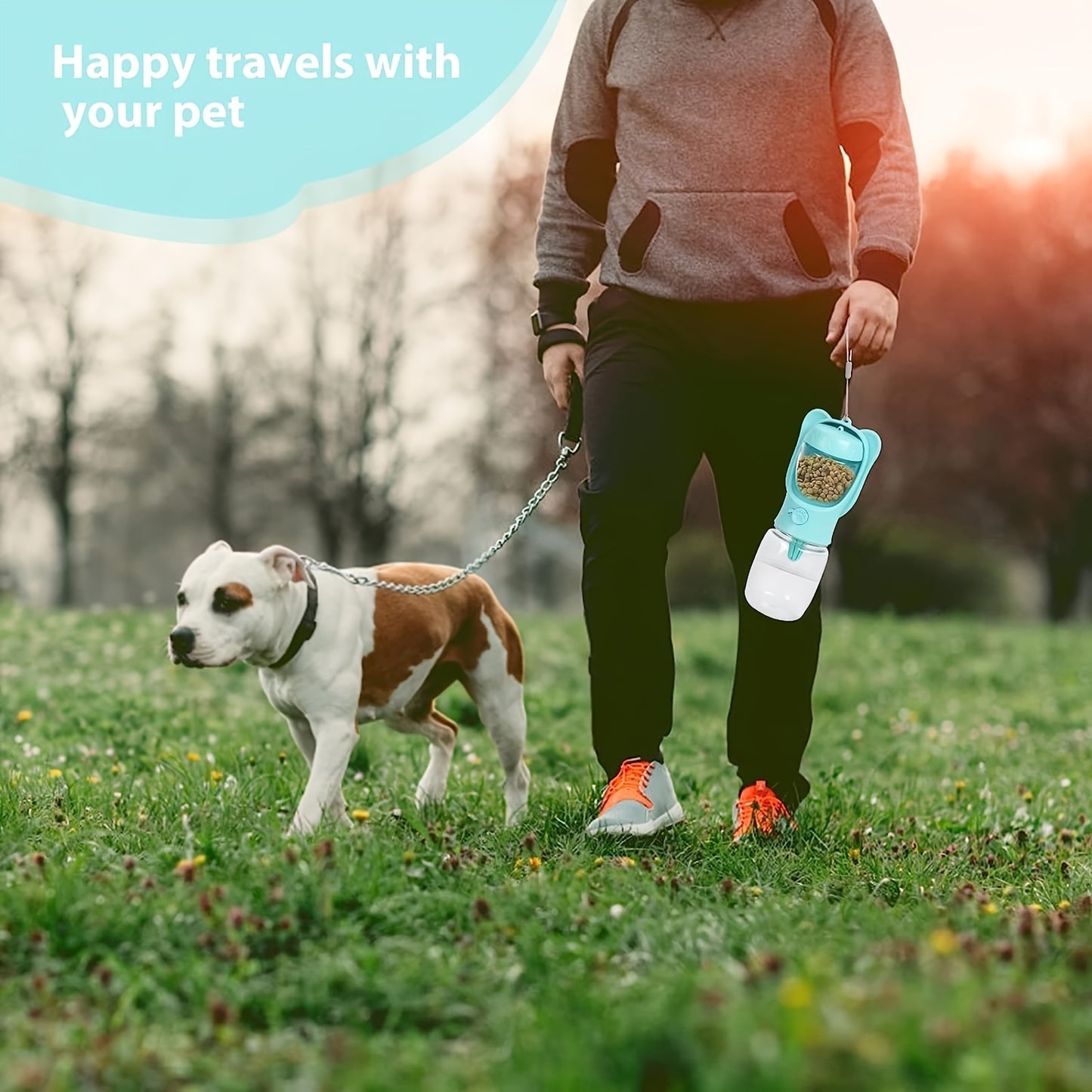 Portable Dog Water Bottle & Feeder