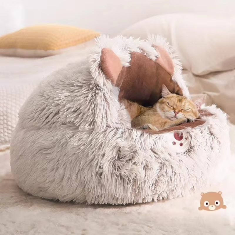 Warm Enveloping Cat Nest