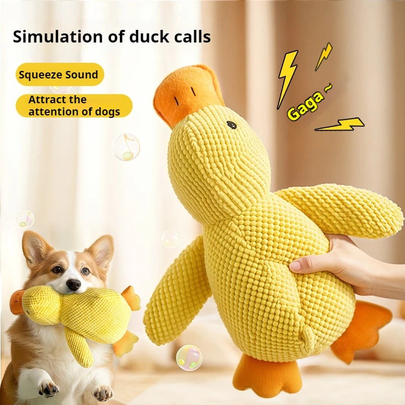 🦴 ChewClean Duck Toy for Dogs