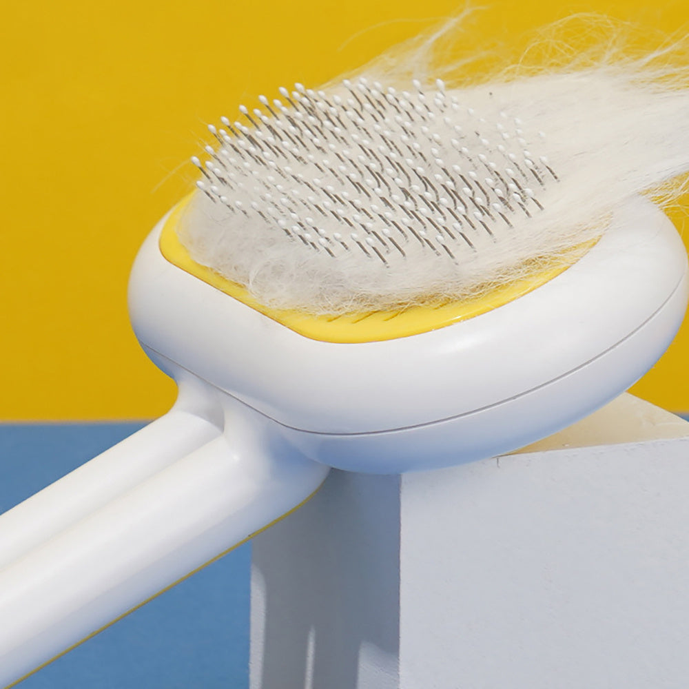 One-Click Self-Cleaning Pet Brush